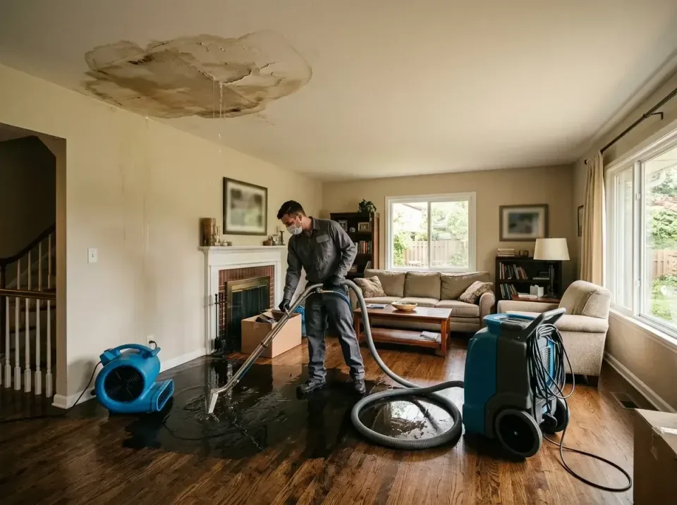 attic-pipe-burst-ceiling-drip-008 — frequently asked questions, Water Damage Restoration & Carpet Care in Bridgeport, WV